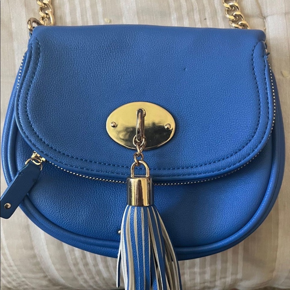 Blue cross bag